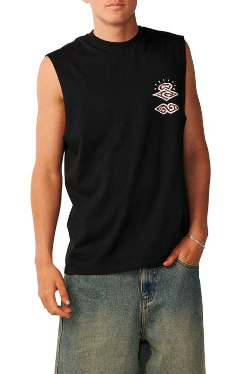 Disorder Boneyard Graphic Muscle T-Shirt