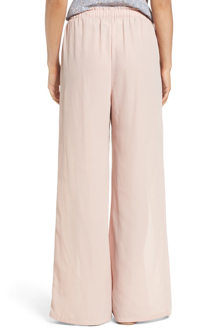 Slit Detail Pants, Alternate, color, BLUSH