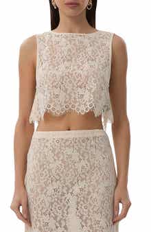 AFRM Caramine Lace Crop Top
