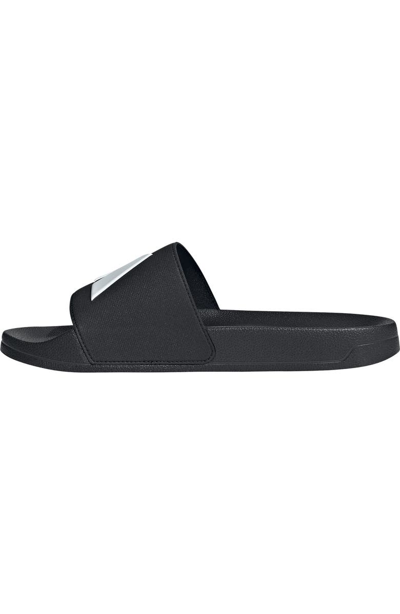adidas Adilette Shower Slide, Alternate, color, Core Black/ White/ Core Black