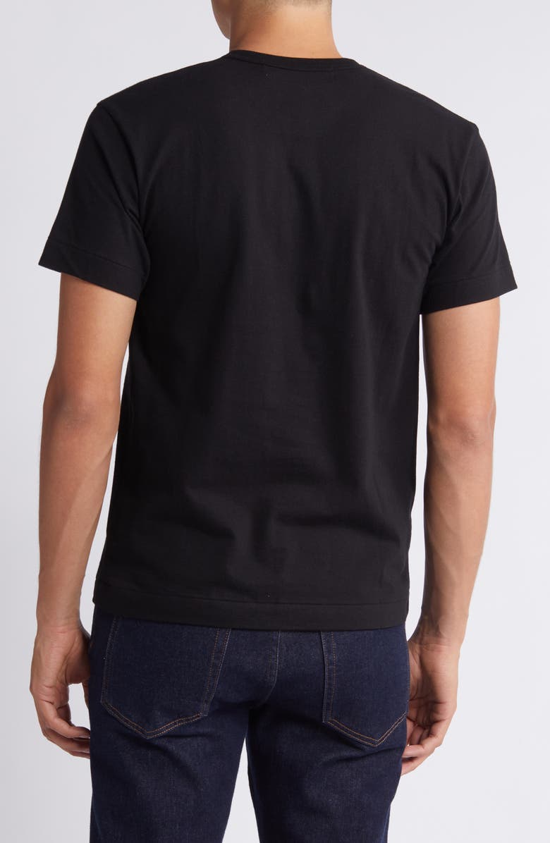 Comme des Garçons PLAY Pixel PLAY Appliqué T-Shirt, Alternate, color,