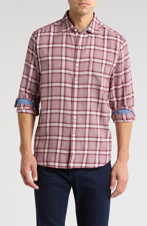 Beach Comber Plaid Twill Sport Shirt