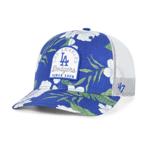 Men's '47  Royal Los Angeles Dodgers Tei Beachside Adjustable Trucker Hat