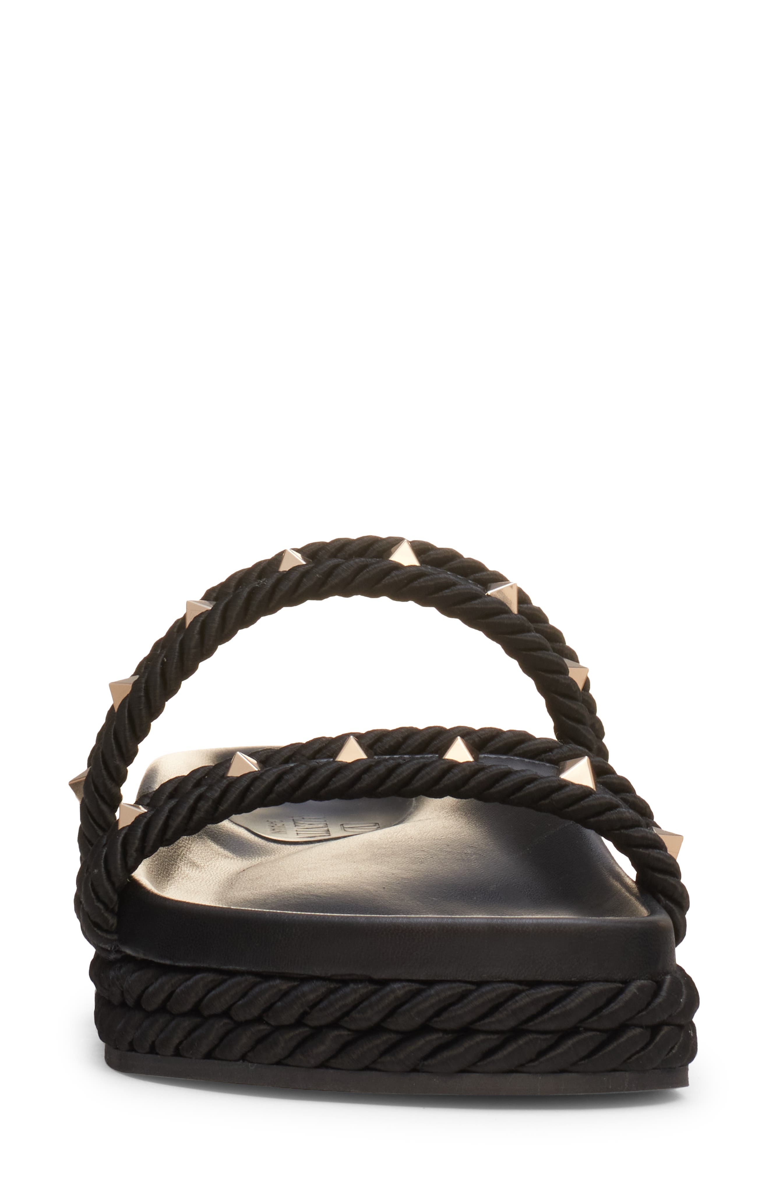 Valentino Garavani Rockstud Platform Slide Sandal, Alternate, color, 