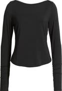 CITY BLUES Long Sleeve Modal Blend Top