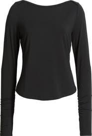 CITY BLUES Long Sleeve Modal Blend Top