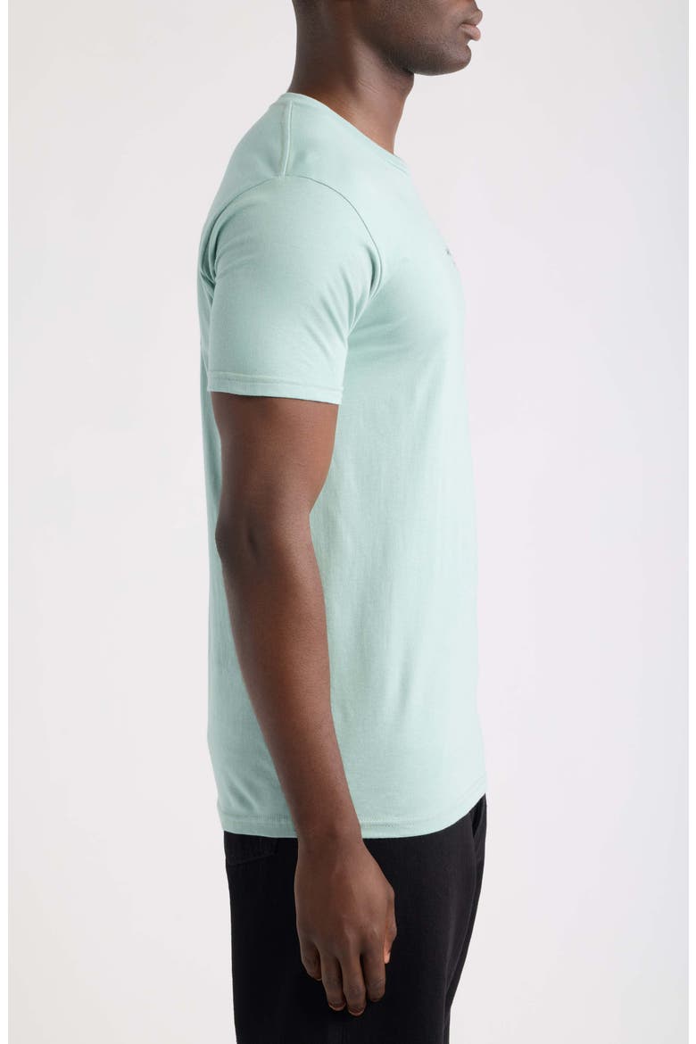 Bite First Graphic Tee, Alternate, color, DUSTY BLUE