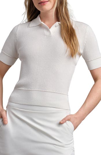 Birdie Rib Polo Sweater
