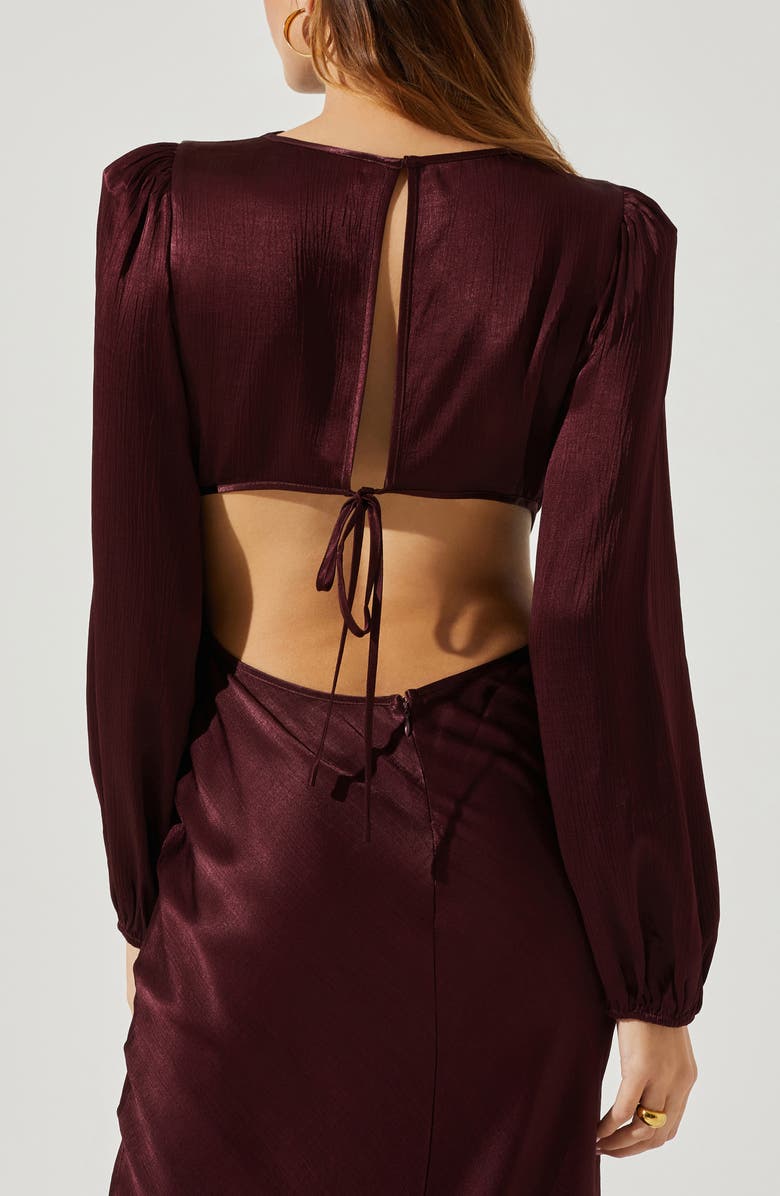 ASTR the Label Samara Long Sleeve Midi Dress, Alternate, color, 