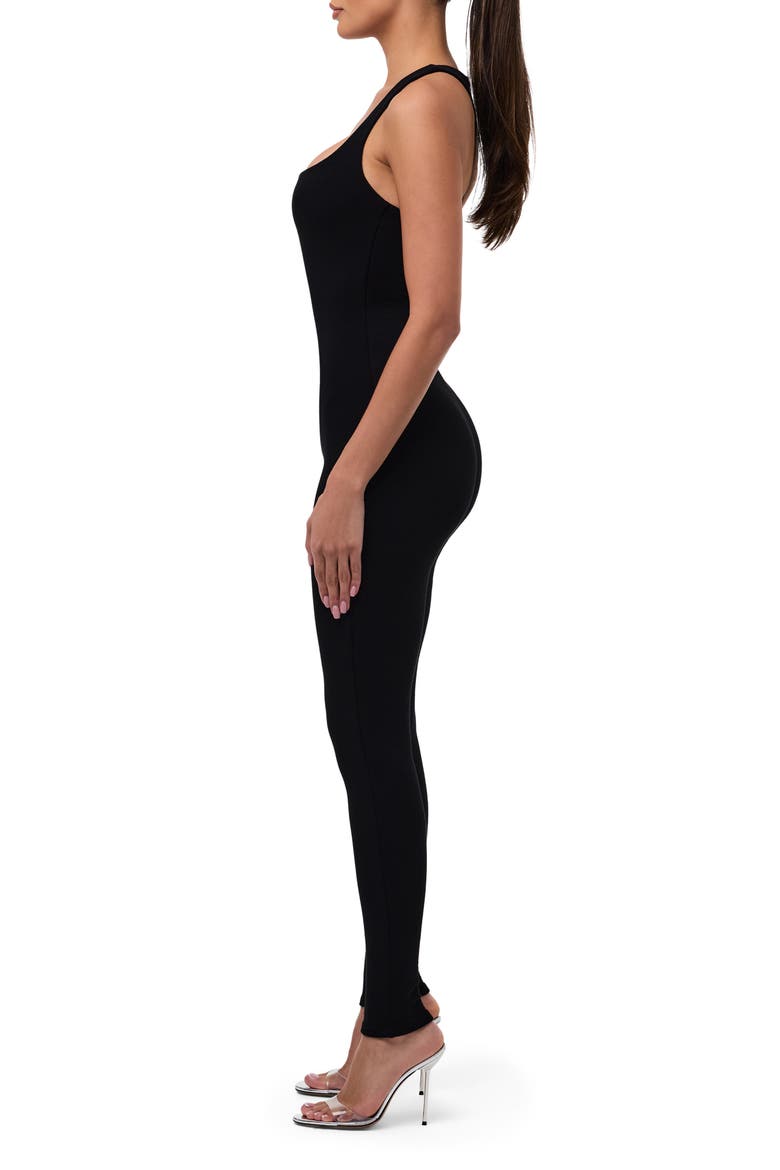 Back in the Race Jumpsuit, Alternate, color, BLACK