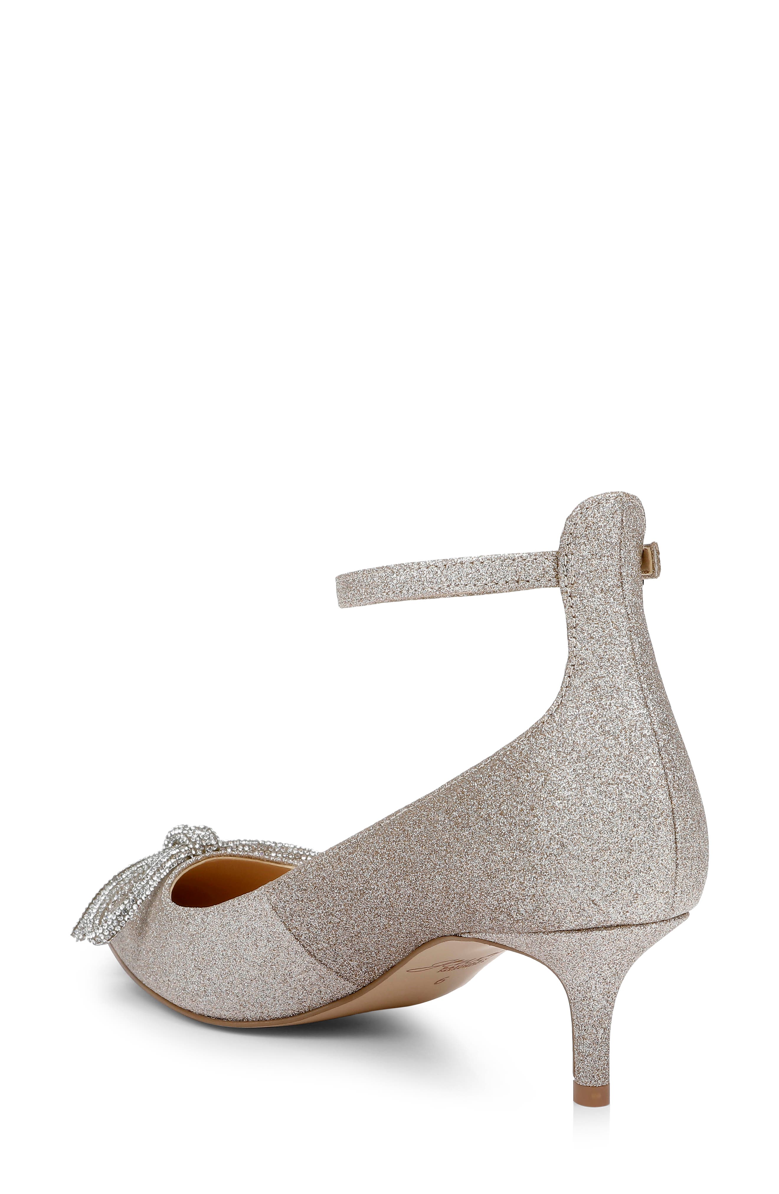 Geranium Pointed Toe Kitten Heel Pump, Alternate, color, LIGHT GOLD