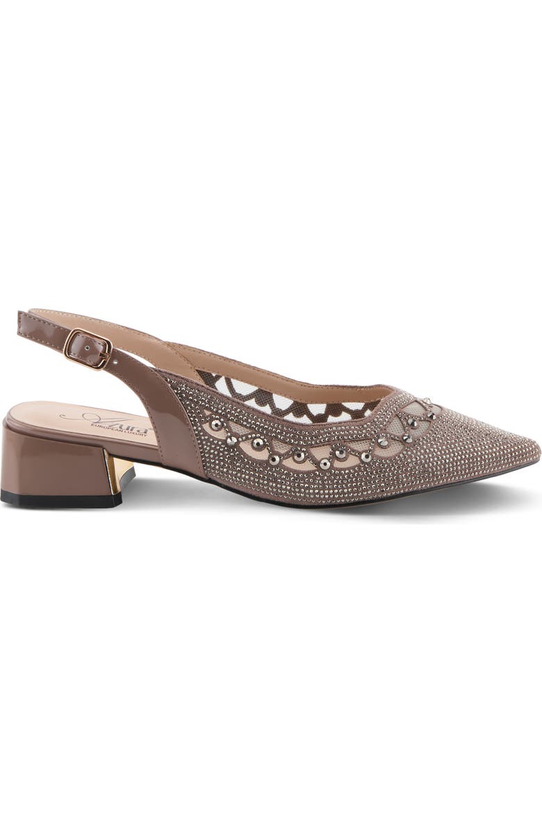 AZURA BY SPRING STEP Pretigurl Pointed Toe Slingback Flat, Alternate, color,