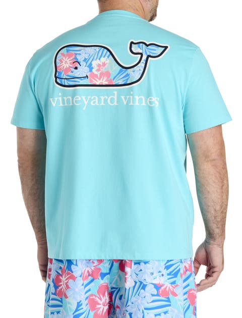 Big & Tall Chappy Floral Whale T-Shirt