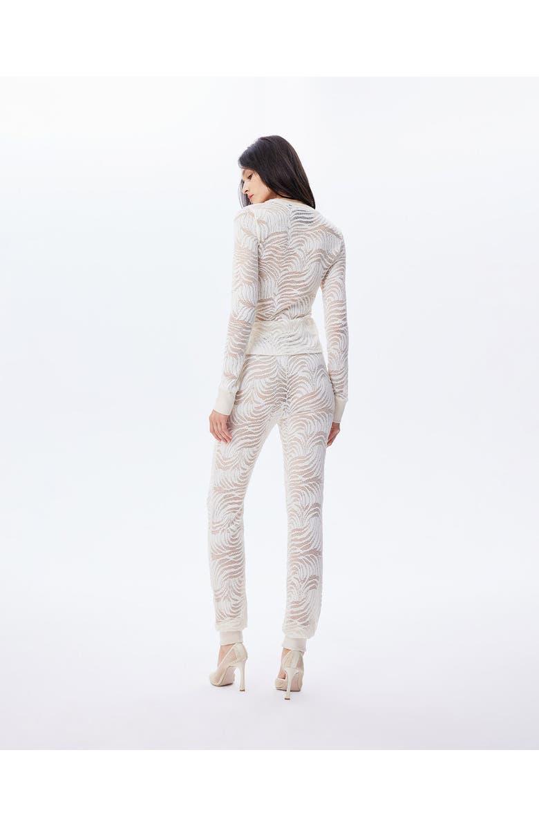 THEO The Label Artemis Fern Lace Long-Sleeve Top, Alternate, color, Ivory