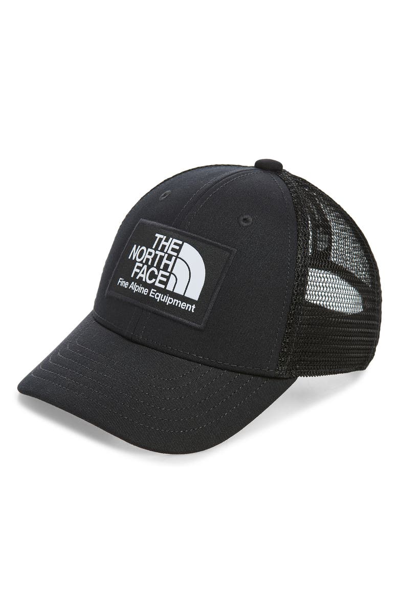 The North Face Kids' Mudder Trucker Hat, Main, color, Tnf Black