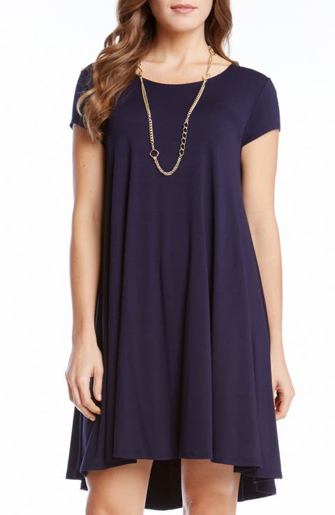 Maggie Cap Sleeve Trapeze Dress