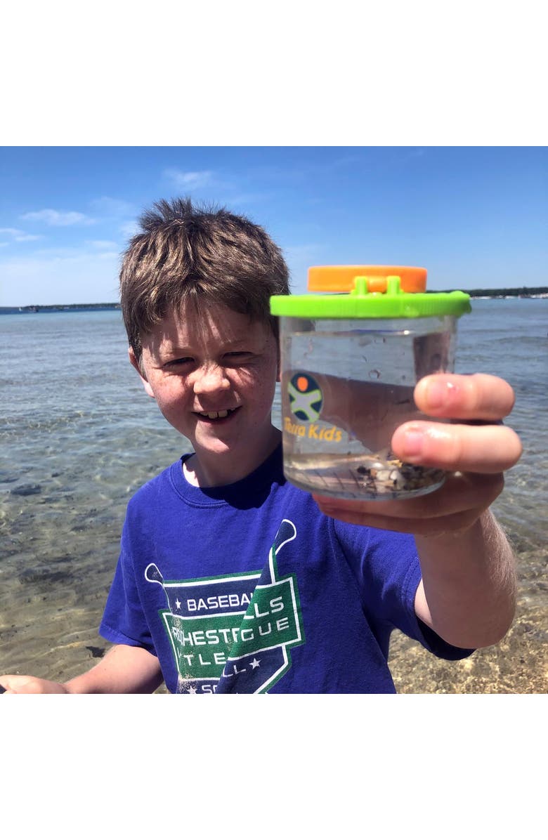 HABA Terra Kids Beaker Magnifier Clear Bug Catcher with two Magnifying Glasses for Children's Nature Exploration, Alternate, color, Multi