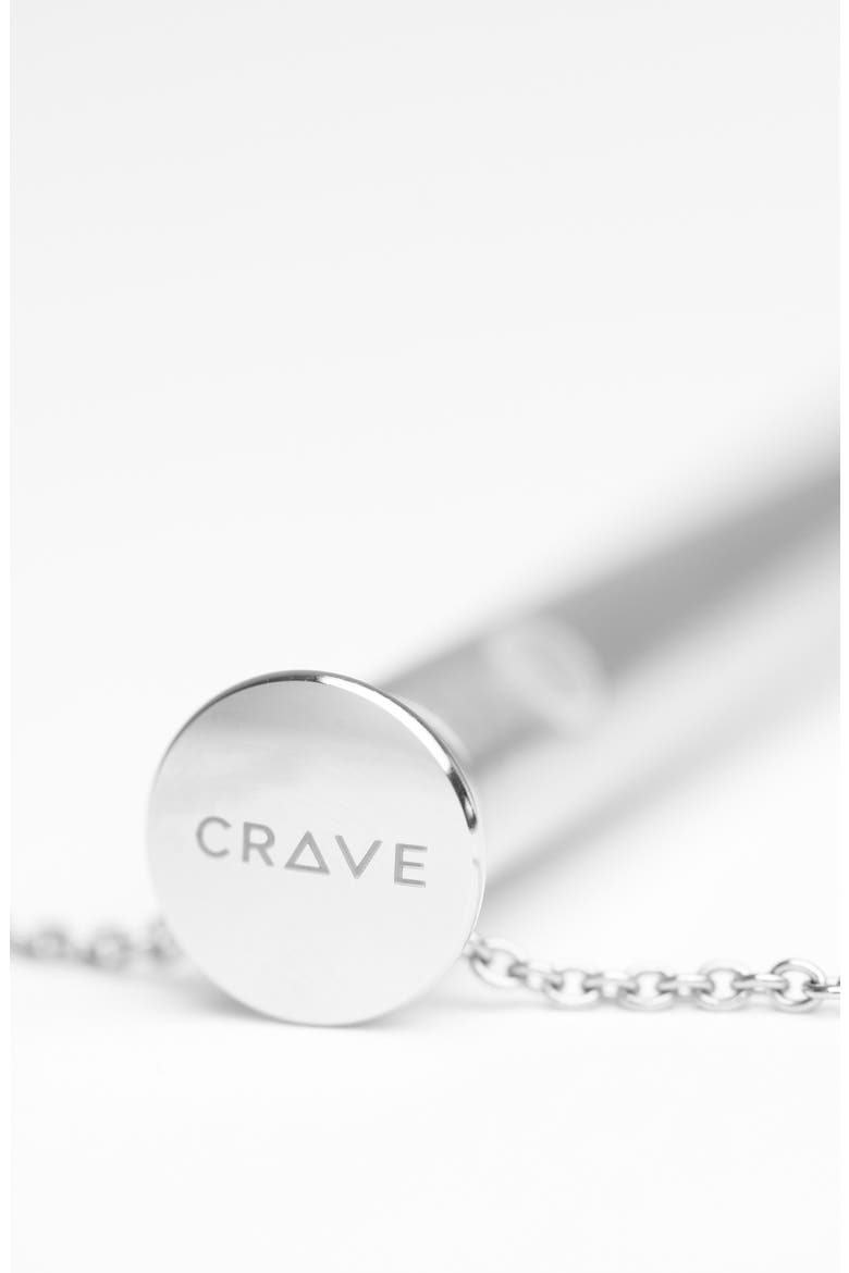 Vesper Vibrator Necklace, Alternate, color, SILVER