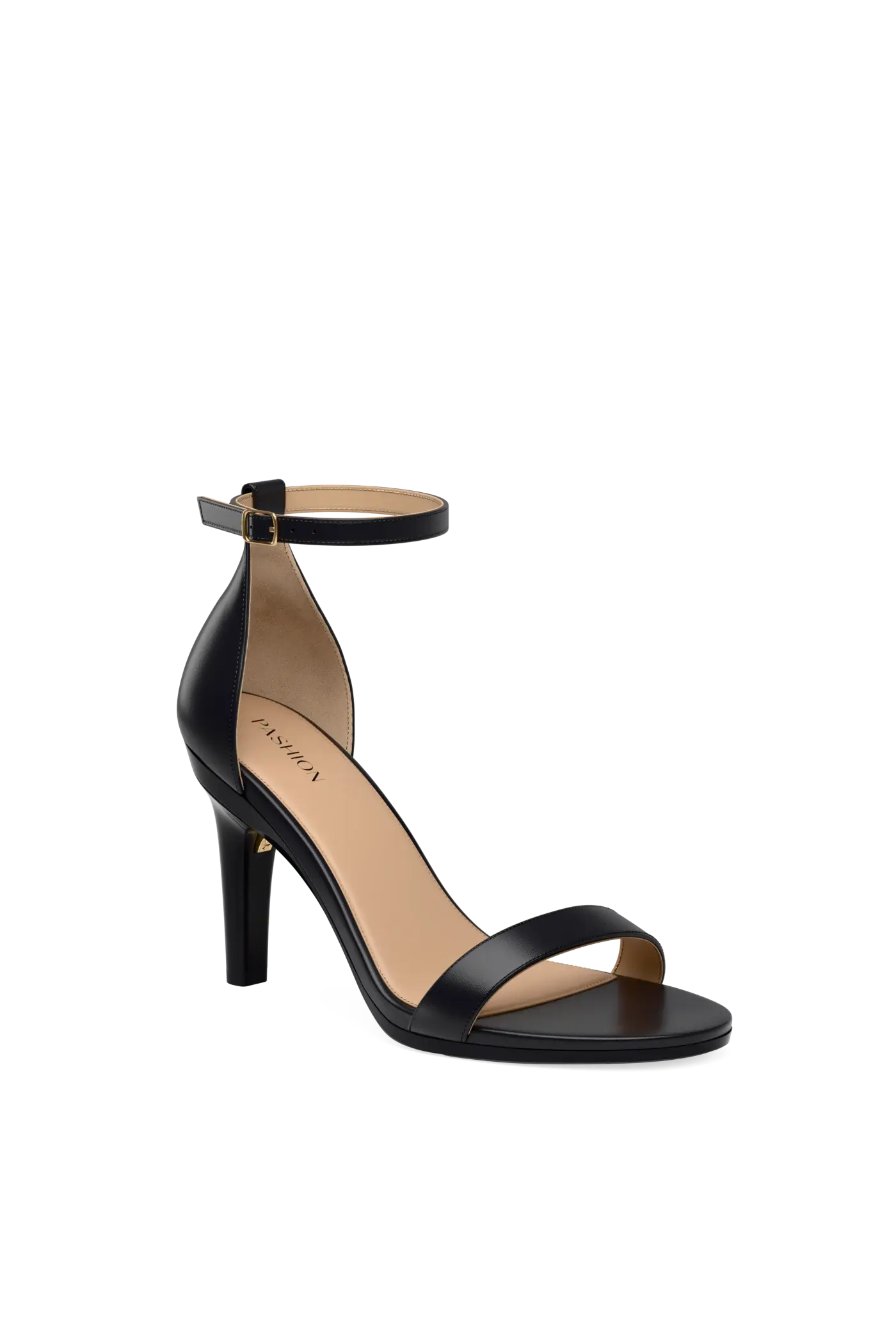 Pashion Footwear The Pashionista 4" Stiletto Convertible Heel, Main, color, Coal Leather