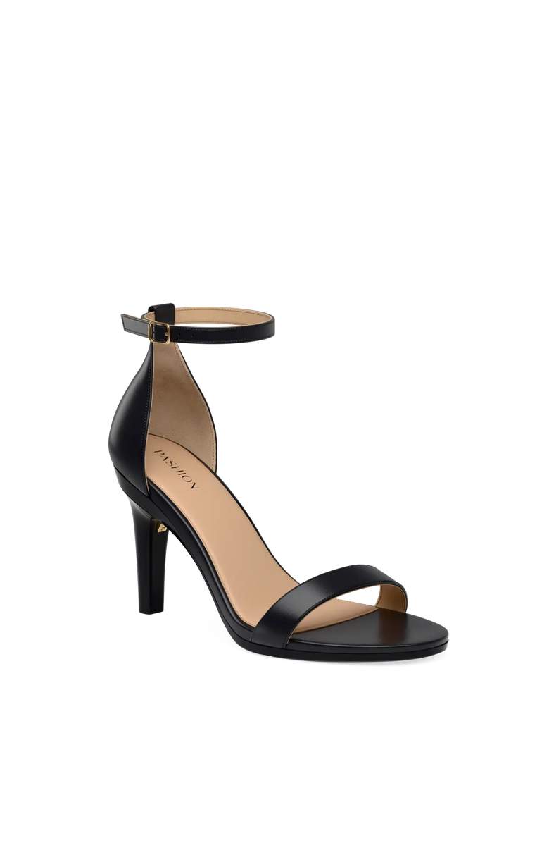 Pashion Footwear The Pashionista 4" Stiletto Convertible Heel, Main, color, Coal Leather