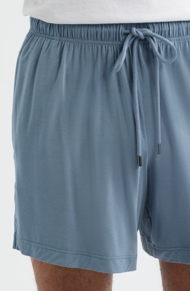 Daniel Buchler Modal Blend Pajama Shorts, Alternate, color, Air Force Blue Stripe