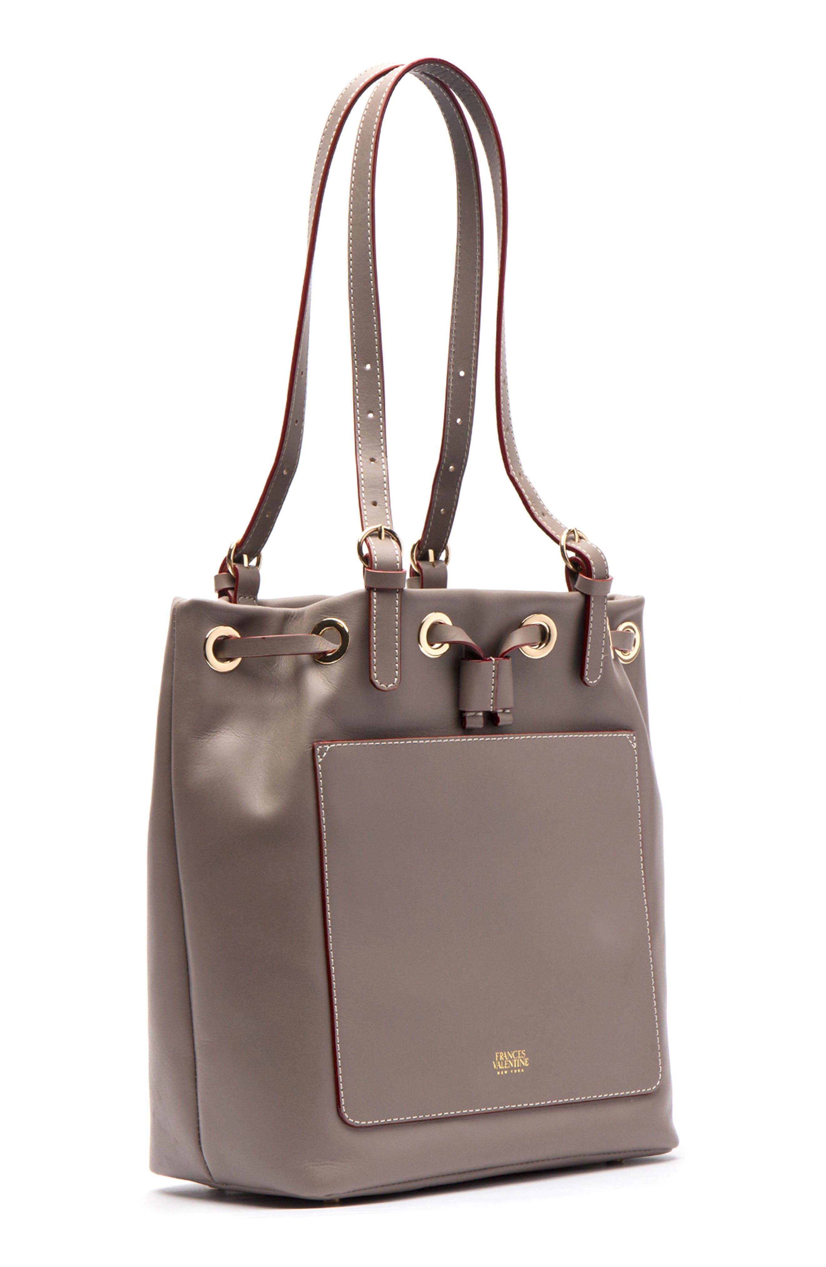 Frances Valentine Ali Leather Drawstring Tote (Women) | Nordstromrack