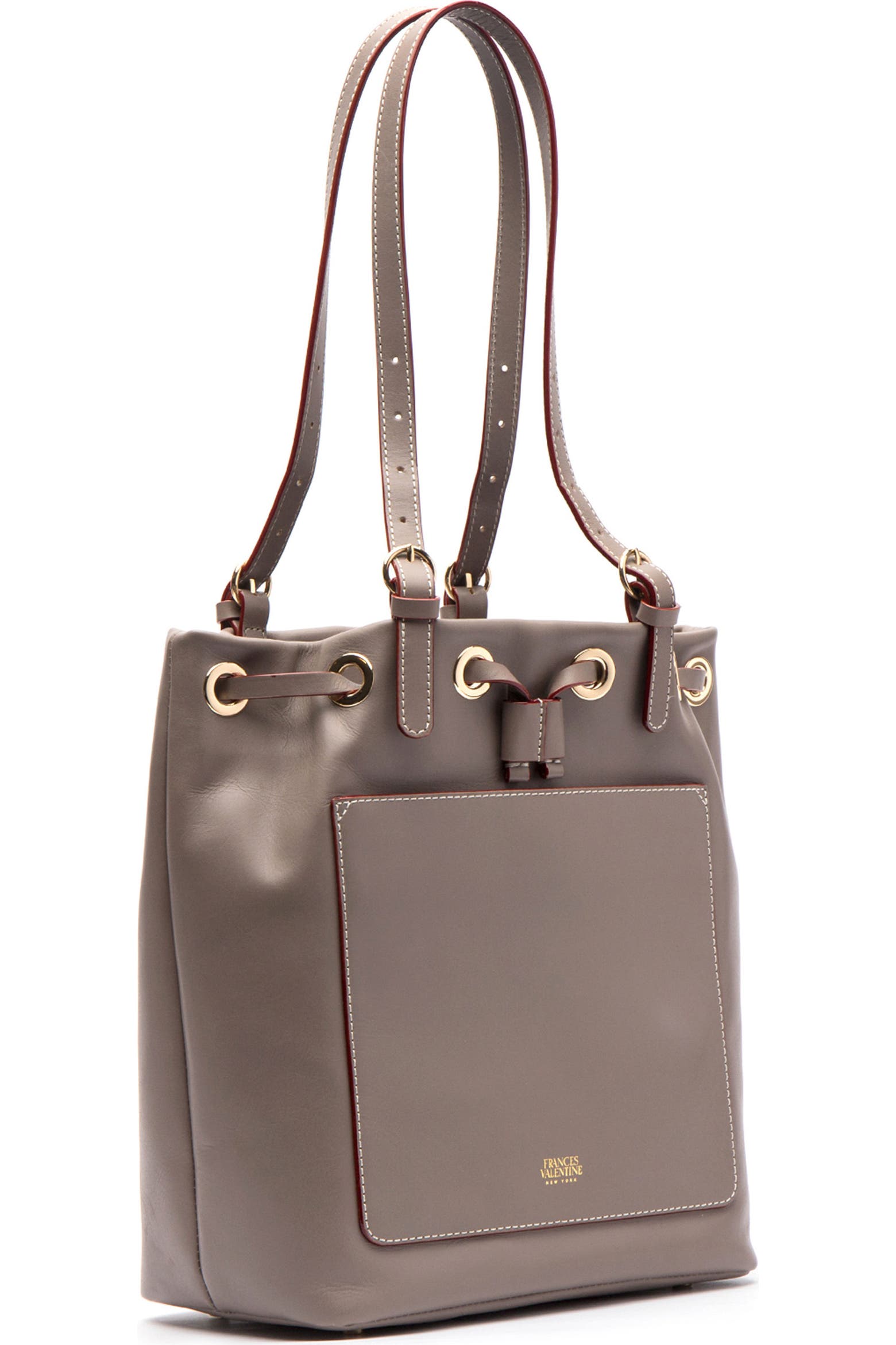 Ali Raks Wal Frances Valentine Ali Leather Drawstring Tote (Women) | Nordstromrack