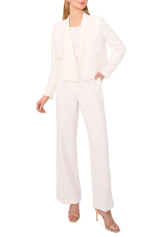 Halogenr Halogen(r) Crop Blazer In New Ivory