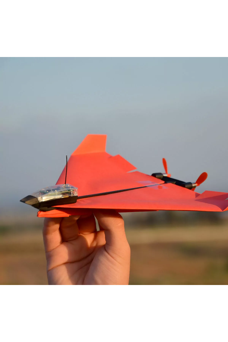 Smartphone-Controlled Paper Airplane by Power Up Toys, Alternate, color, 4.0 Model