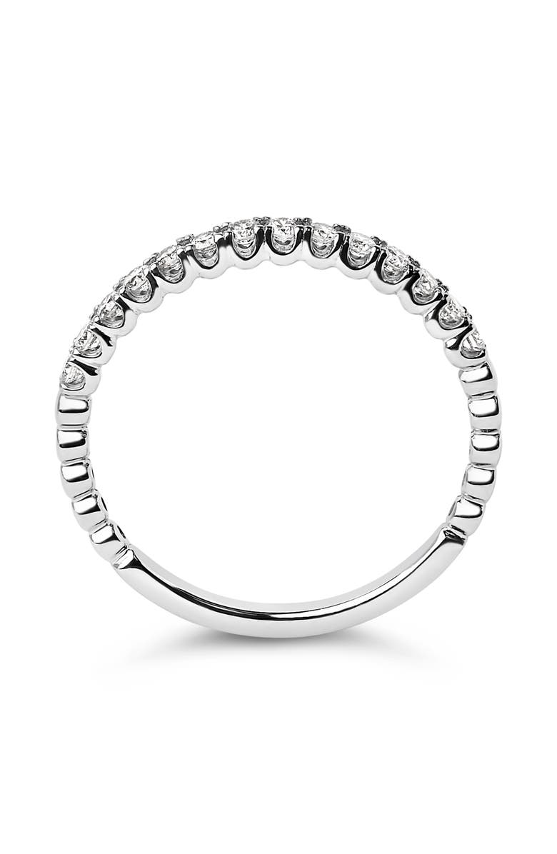 Haus of Brilliance 14K Gold 1/4 Cttw Round Diamond Prong Set Wedding Band, Alternate, color, White