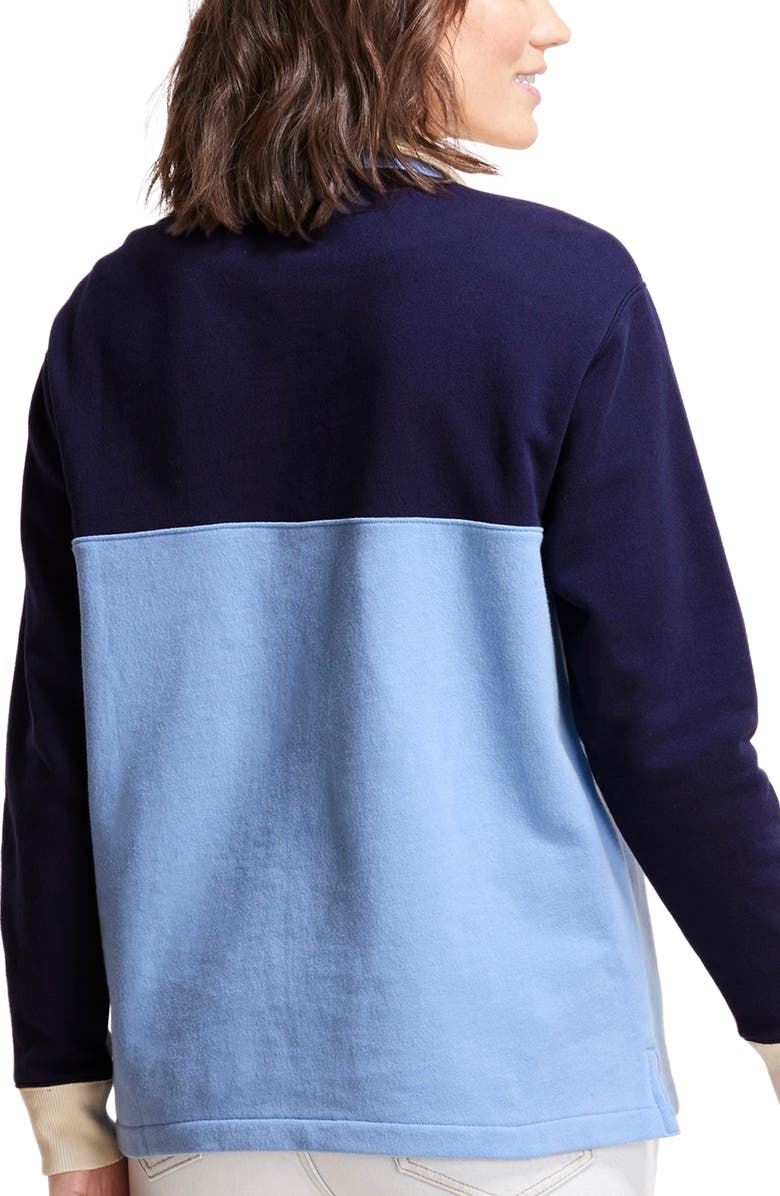 vineyard vines Colorblock Cam Long Sleeve Polo, Alternate, color, 