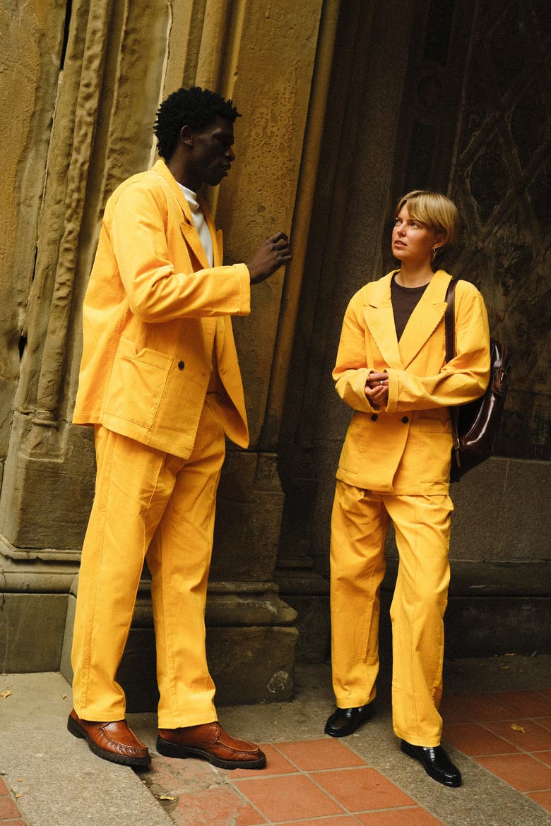 Easy-Going Pants, Alternate, color, Saffron