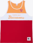 Mitchell & Ness Men's Mitchell & Ness Red/Orange Tampa Bay Buccaneers Head Coach Tank Top