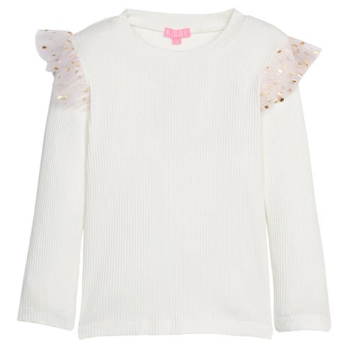 Bisby Kids' Sparkle Sadie Top In Neutral
