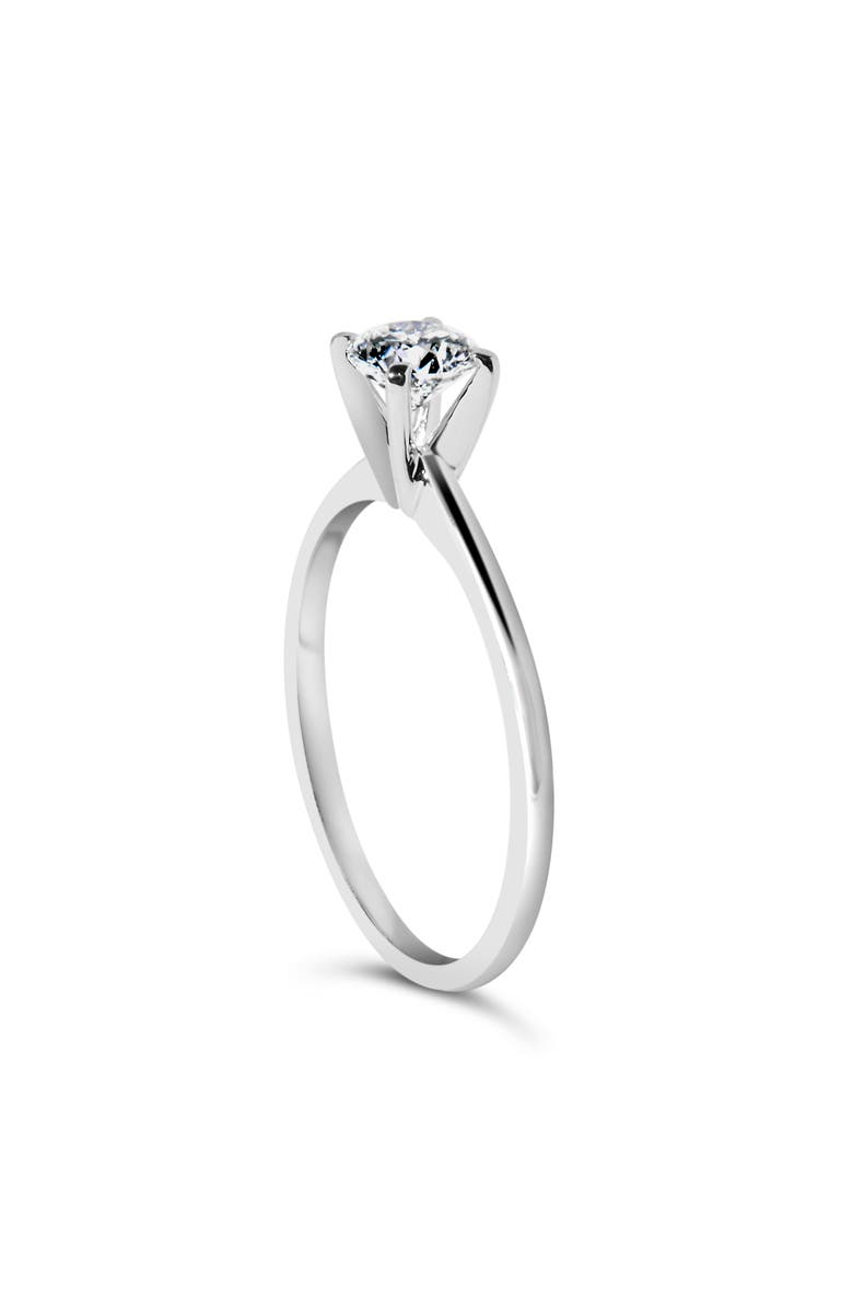 Haus of Brilliance 14K White Gold 1/2 Cttw Diamond Solitaire Engagement Ring, Alternate, color, White
