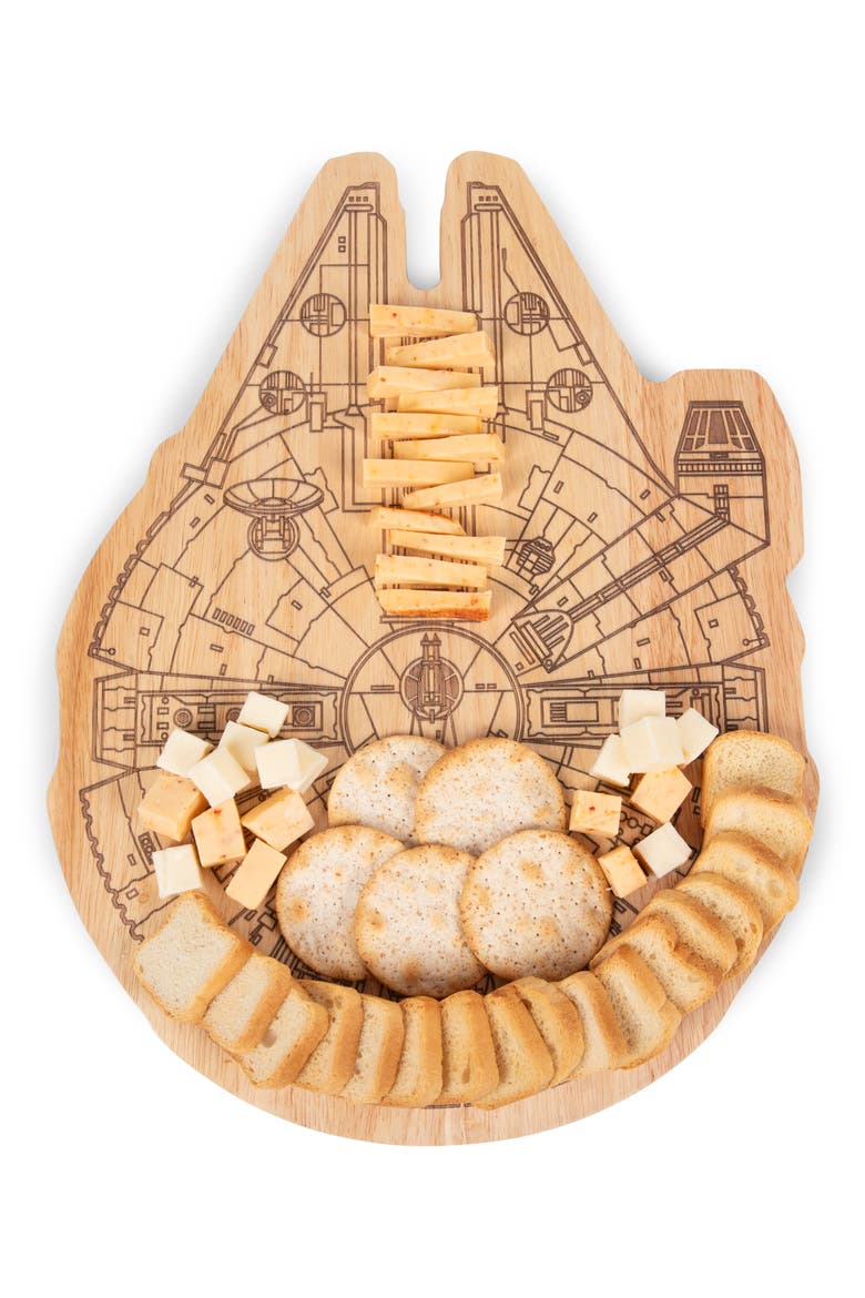 Star Wars™ 16-Inch Millennium Falcon Serving Board, Alternate, color, BROWN