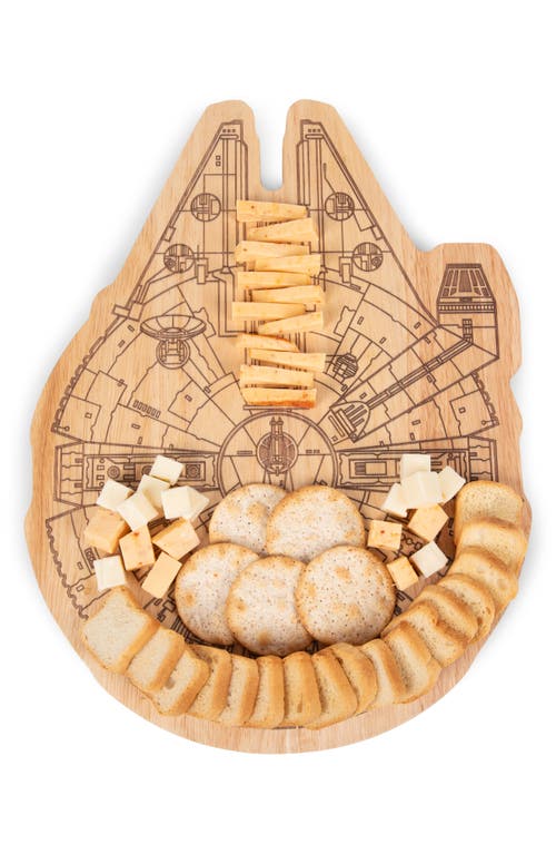 Picnic Time Star Wars™ 16-inch Millennium Falcon Serving Board In Brown