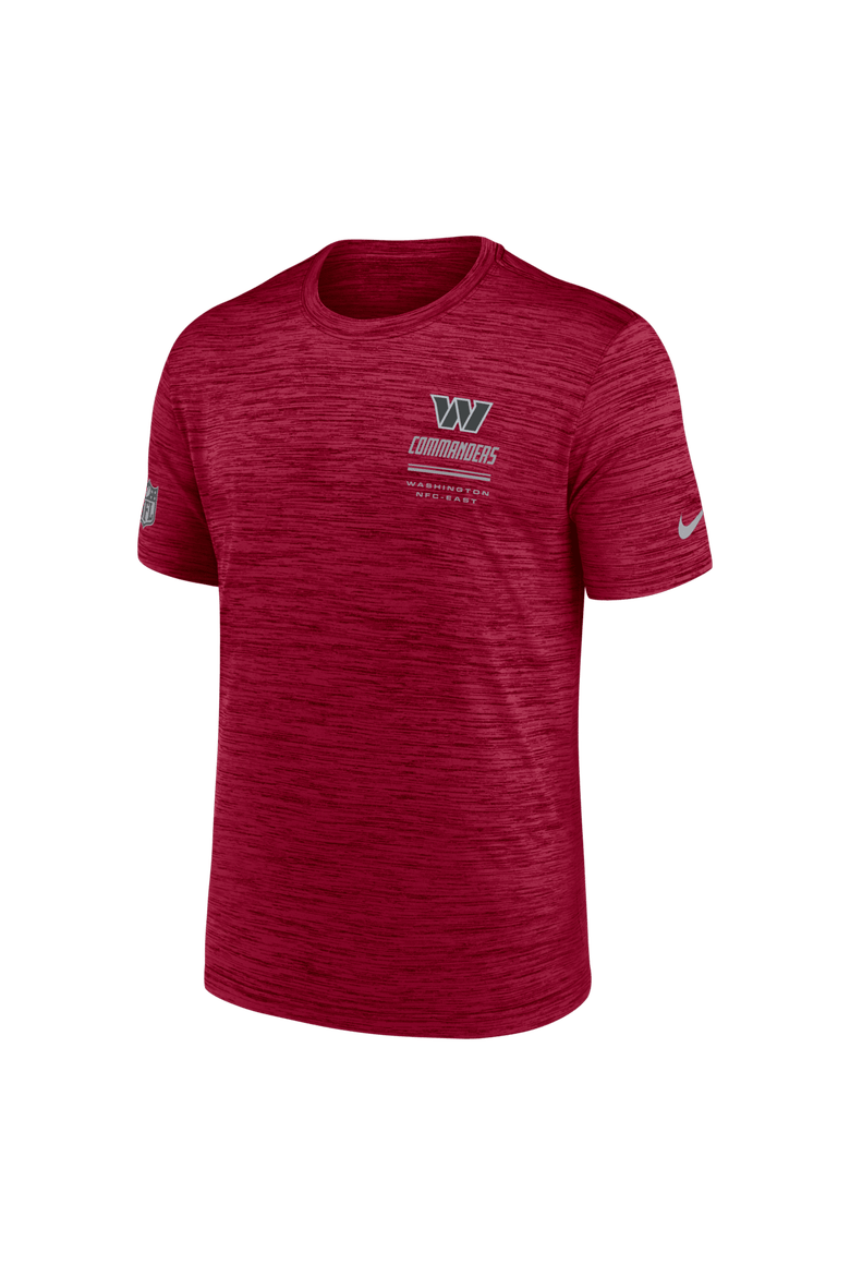 Men's Nike Burgundy Washington Commanders Sideline Double Covered Dri-FIT Velocity T-Shirt, Alternate, color, Burgundy