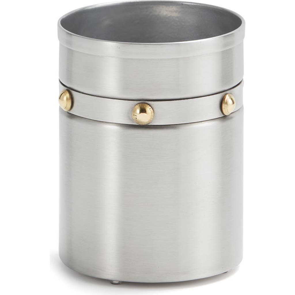 Roselli Trading Company Rivets Tumbler In Silver
