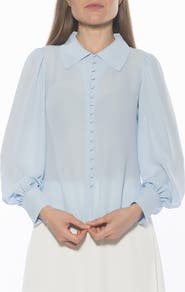 Alexia Admor Rah Covered Button-Down Top