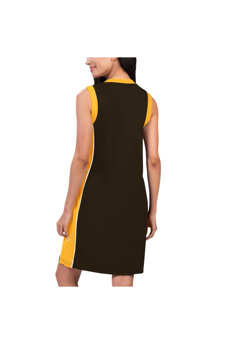 Women's Starter Brown San Diego Padres Slam Dunk Tank Sneaker Dress, Alternate, color, Brown