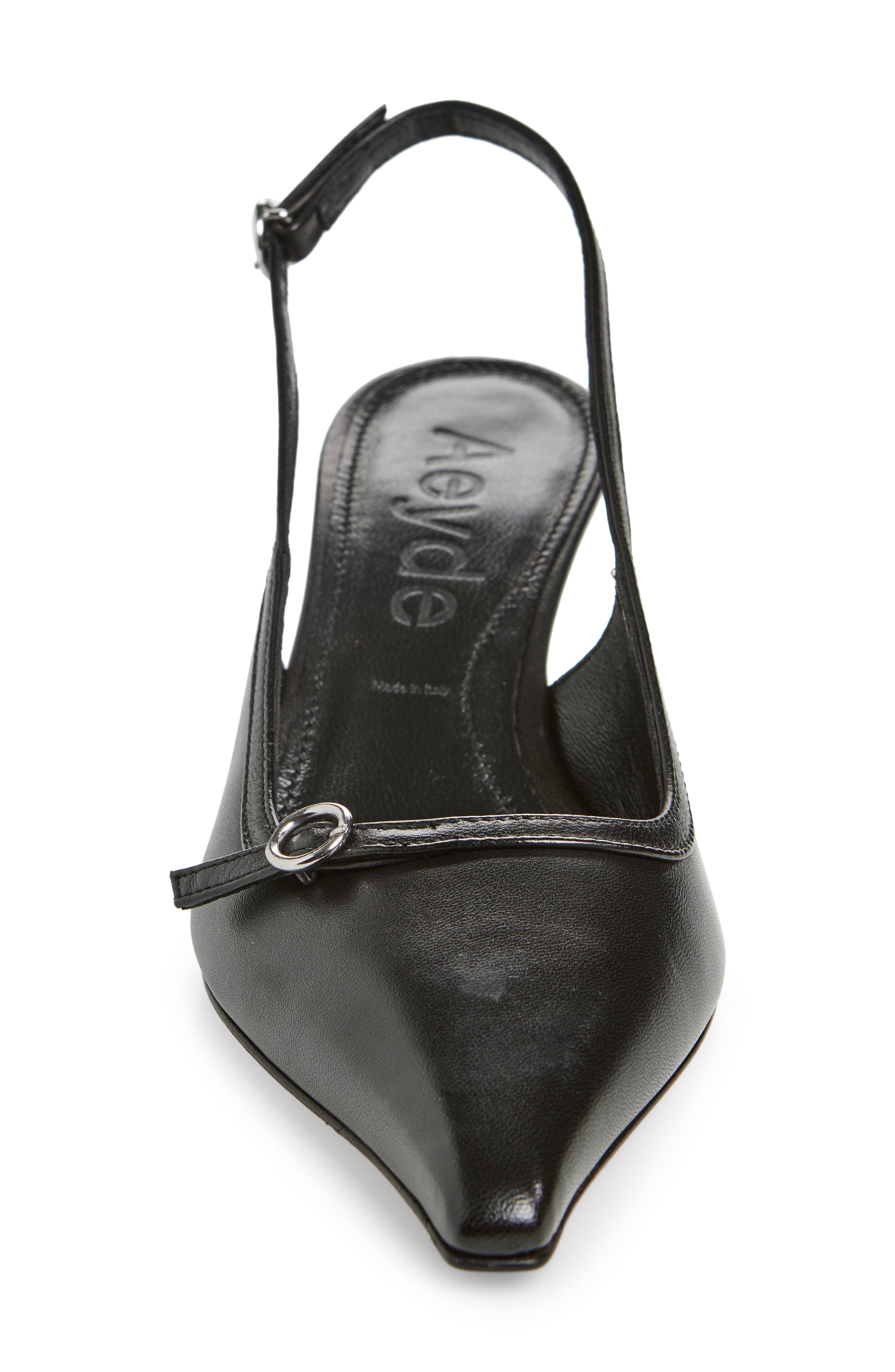 aeyde Saba Slingback Pump, Alternate, color, Black
