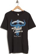 Goodie Two Sleeves Pabst Steer Head Cotton Graphic T-Shirt