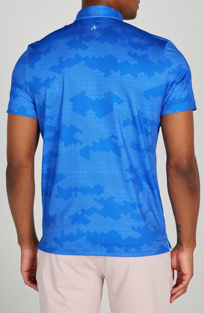 Redvanly Arundel Digital Cloud Print Performance Golf Polo, Alternate, color, 