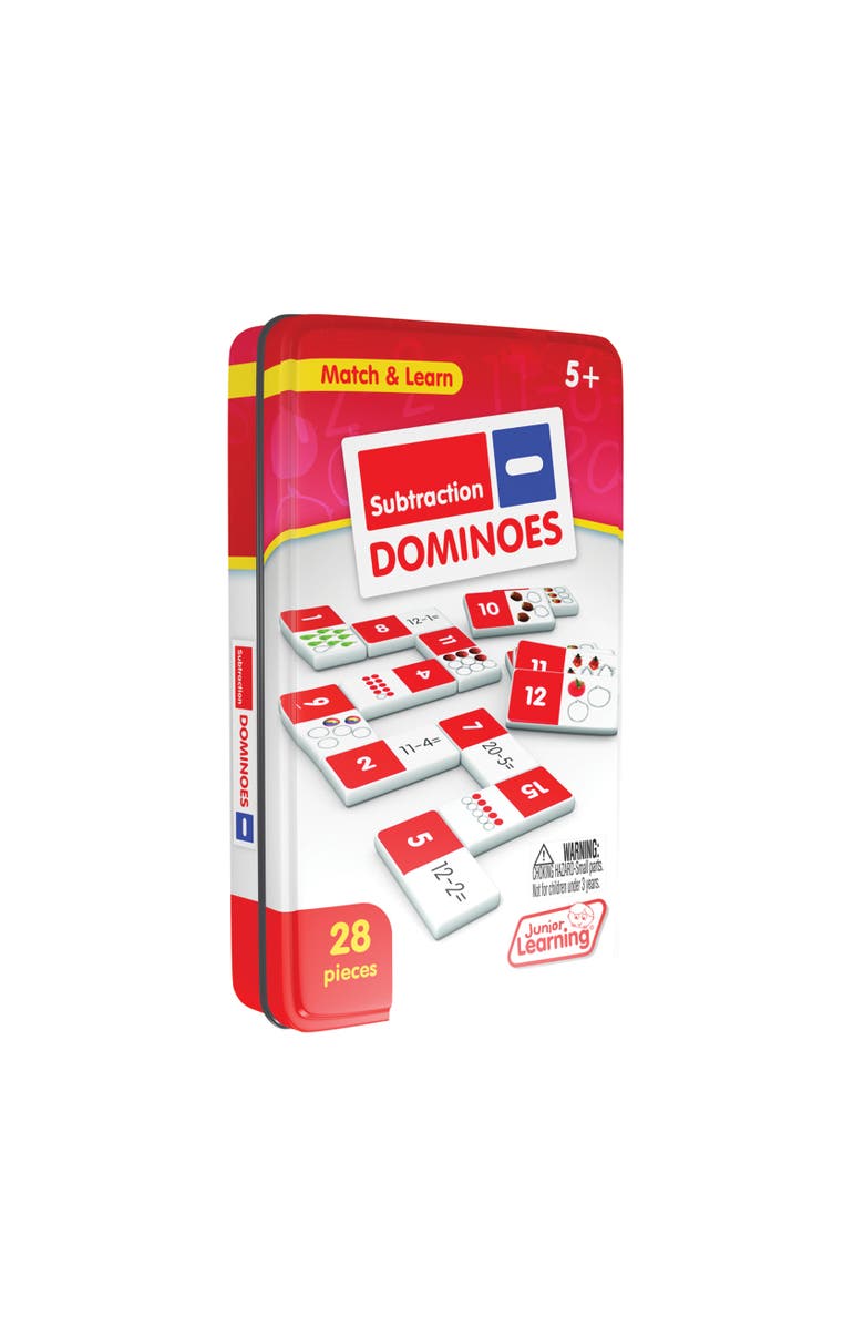 Junior Learning Dominoes Subtraction, Alternate, color, Multicolored