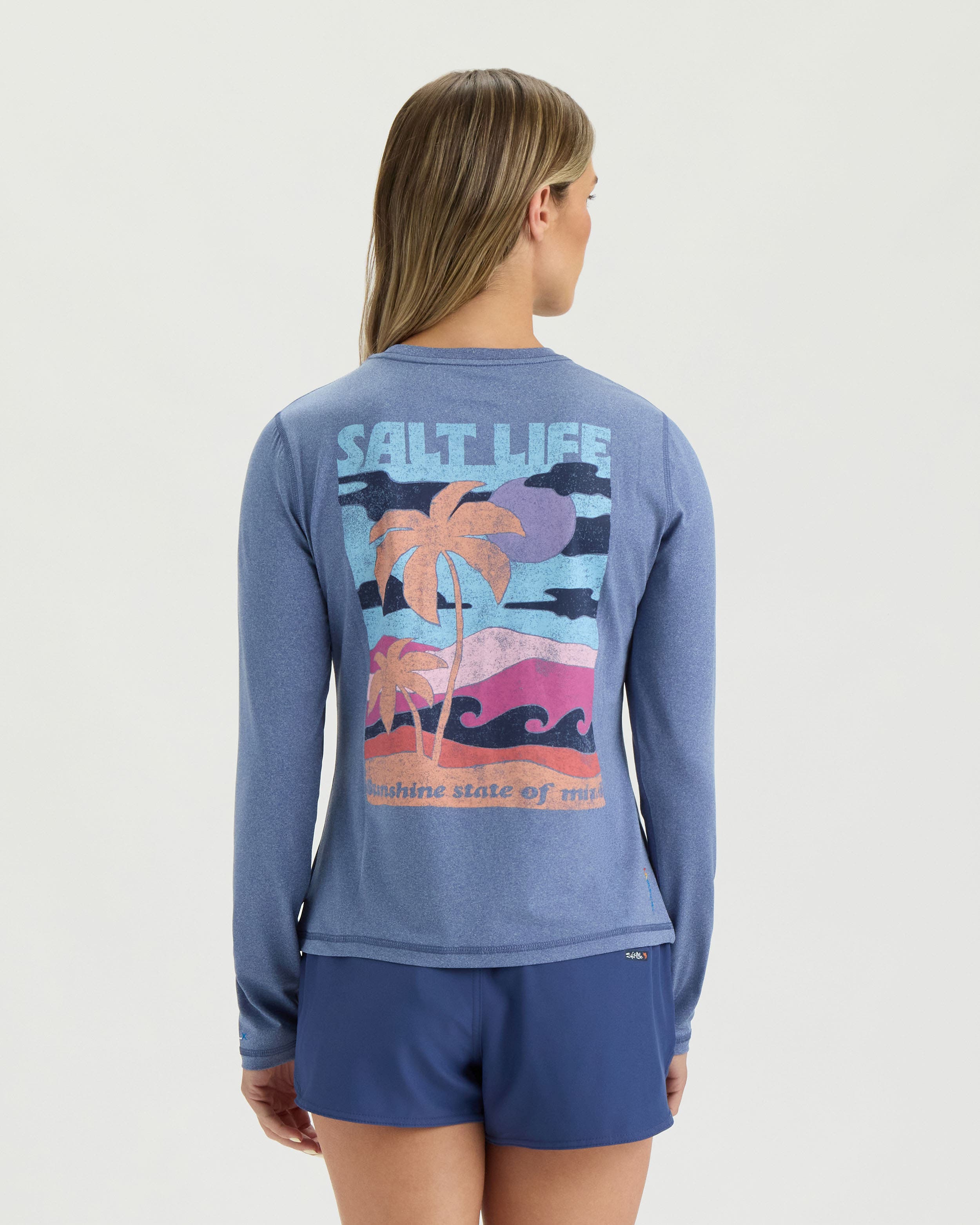 Salt Life Big Waves Performance Long Sleeve Tee (Women) | Nordstrom