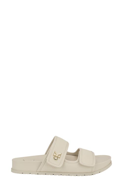 Calvin Klein Lindee Sandal In Ivory
