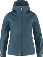 Fjällräven 'Stina' Hooded Water Resistant Jacket