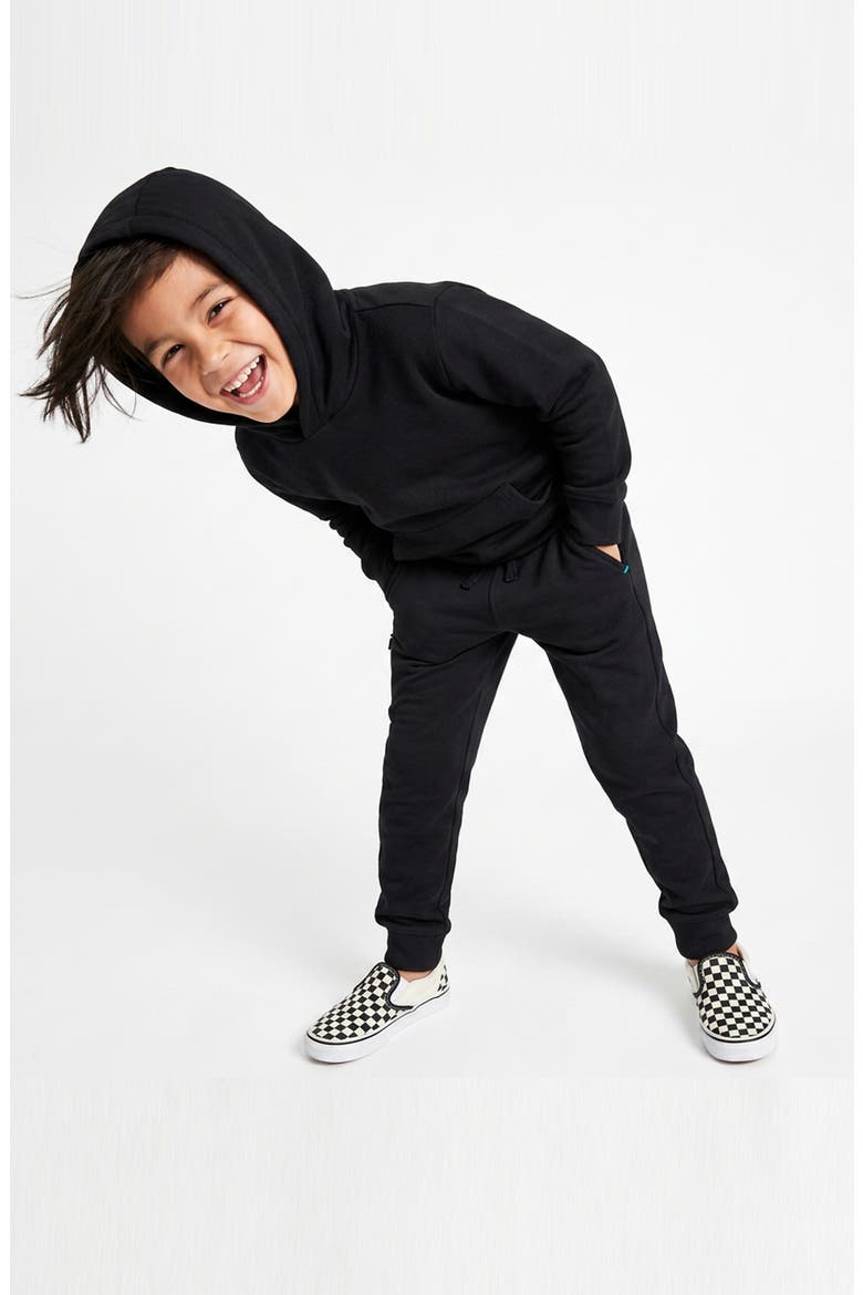 Organic Cotton Pullover Pocket Hoodie, Alternate, color, Black