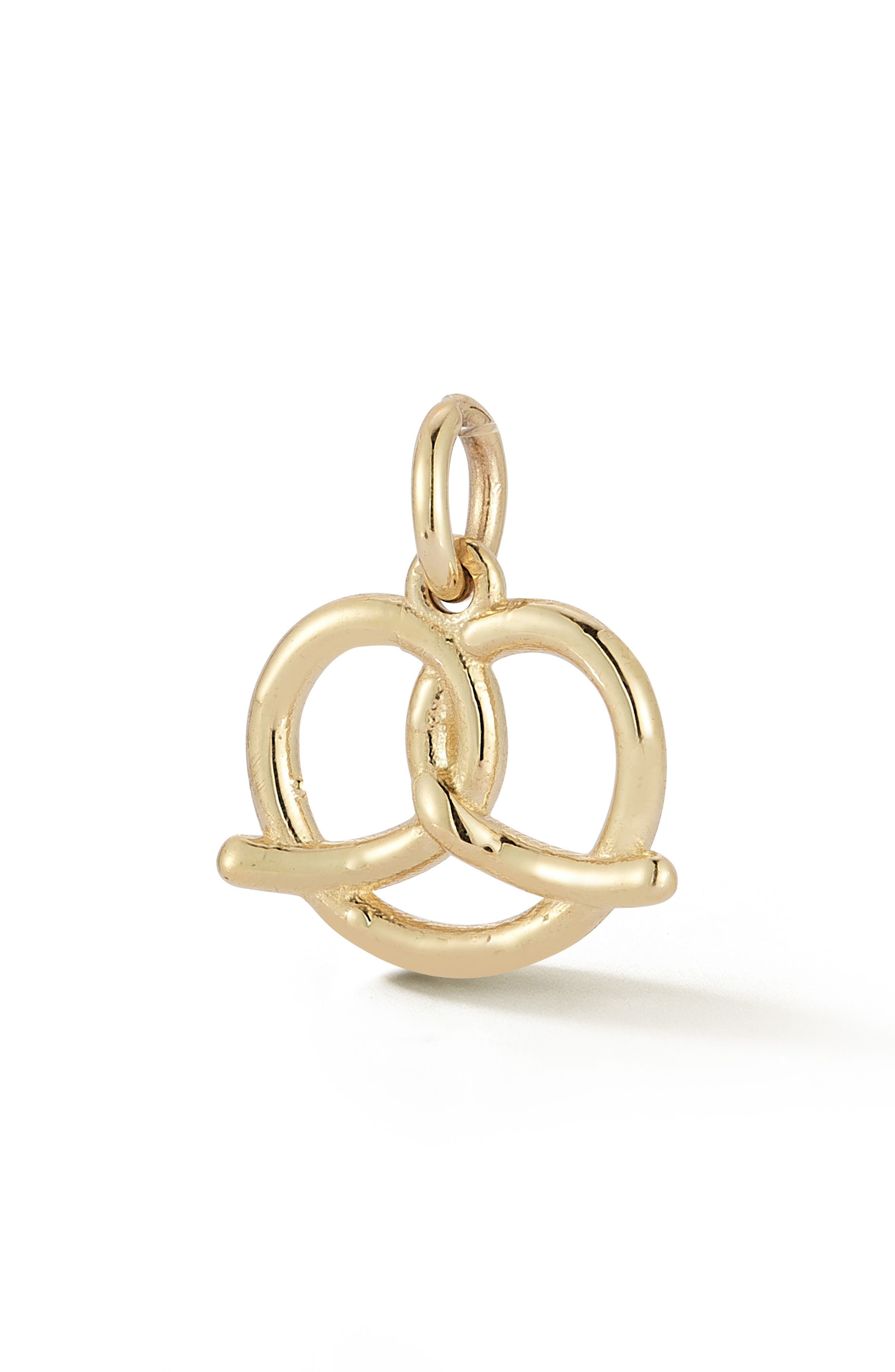 Ember Fine Jewelry 14K Gold Pretzel Charm